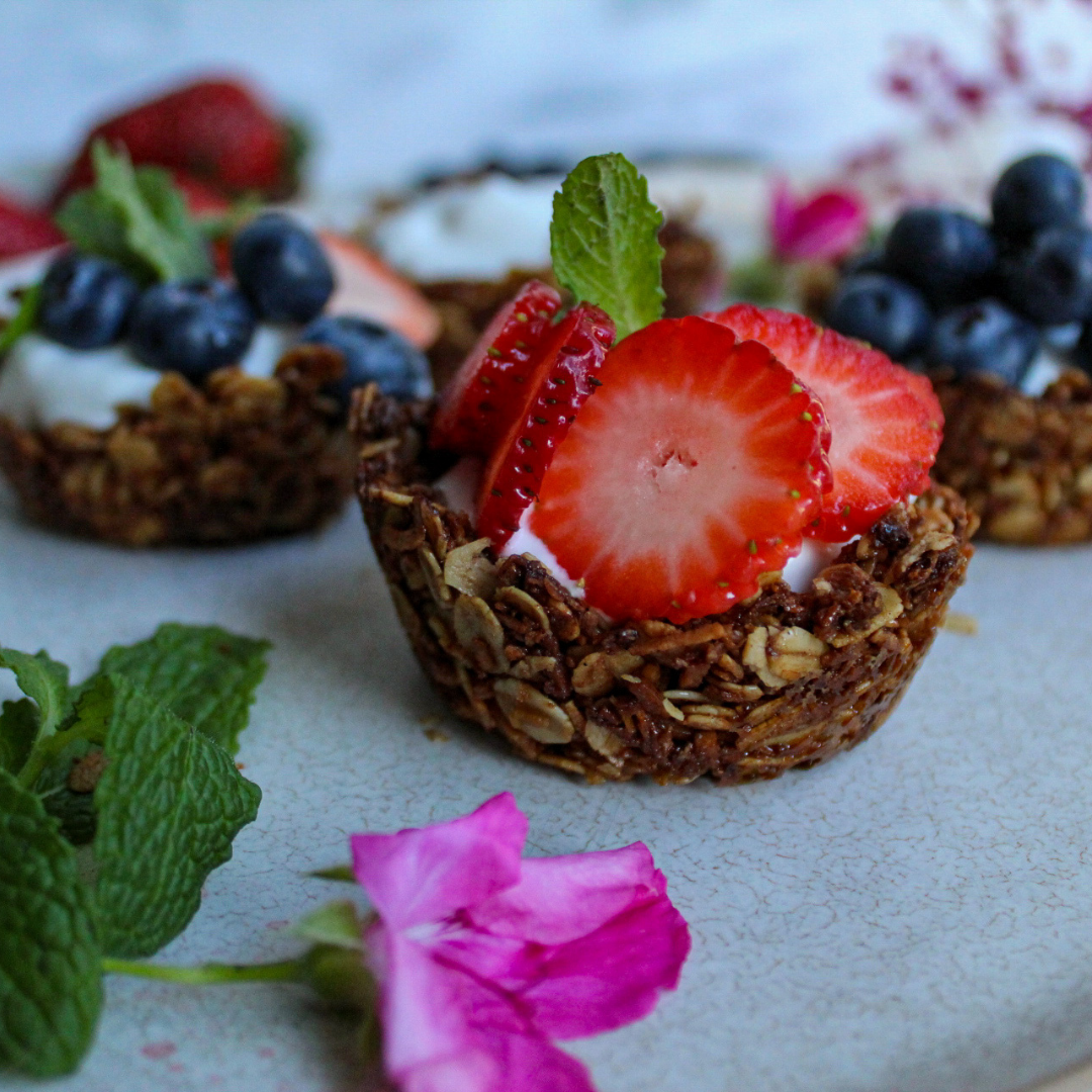 Healthy Granola Cups Recipe Retreat Yourself