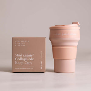 Retreat Yourself - 'And Exhale' Collapsible Keep Cup