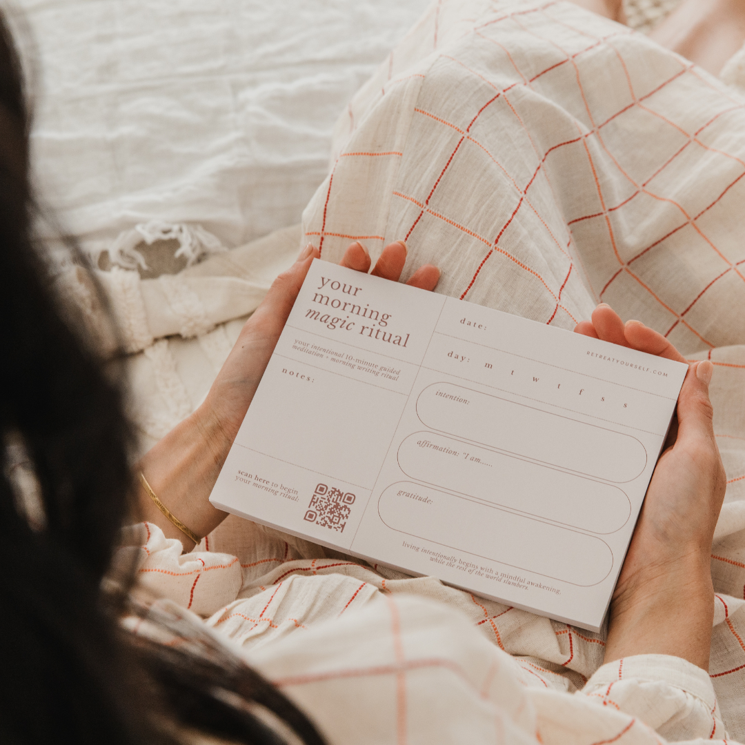 RETREAT YOURSELF | Morning Magic Ritual Pad (+ exclusive guided meditation)