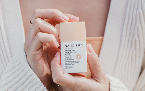 NATIO | Invisible Fluid Facial Sunscreen SPF 50+