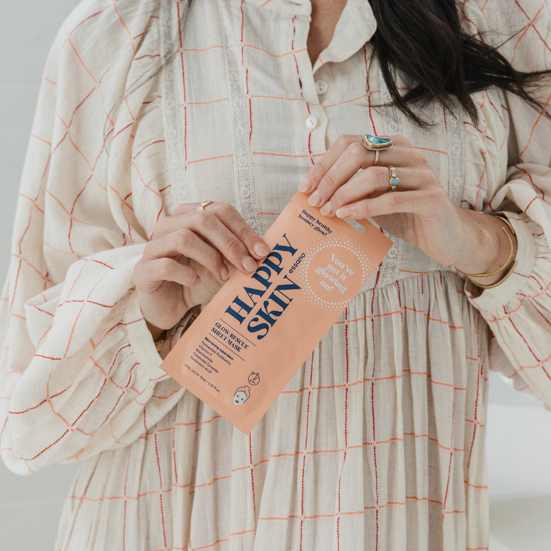 ESSANO | HAPPY SKIN Glow Rescue Sheet Mask