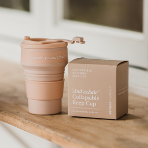 RETREAT YOURSELF | 'And Exhale' Collapsible Keep Cup