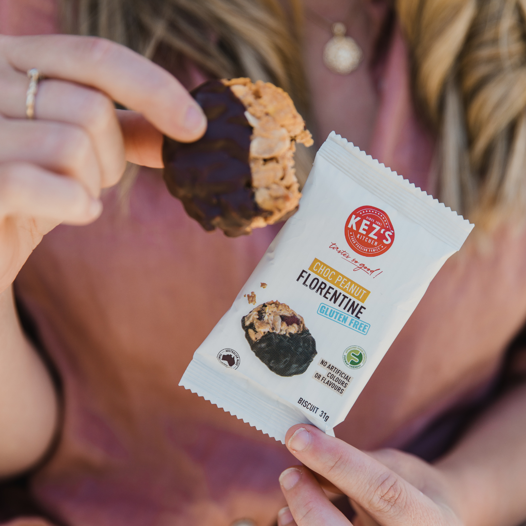 KEZ'S KITCHEN | Gluten Free Choc Peanut Florentine