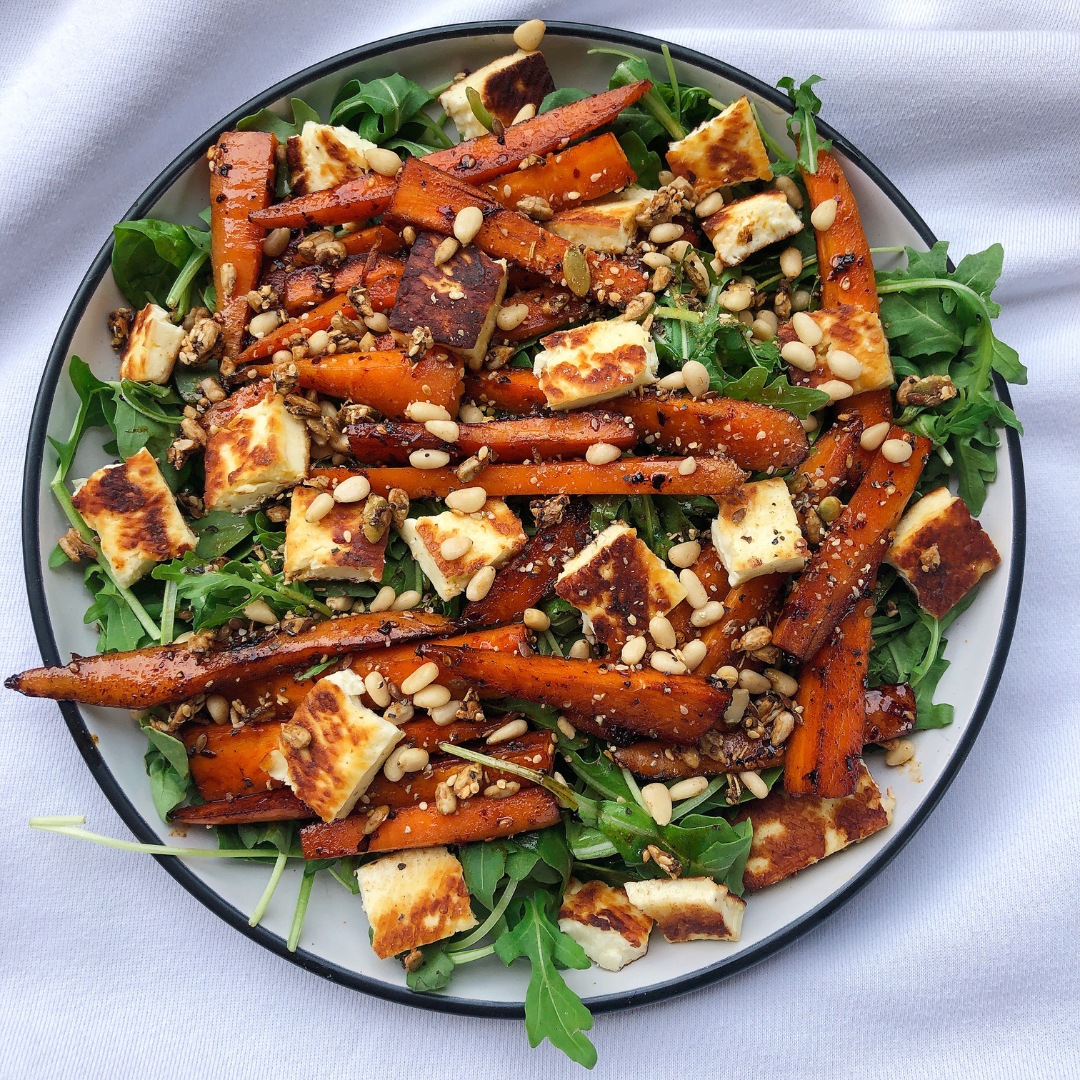 Haloumi & Carrot Salad