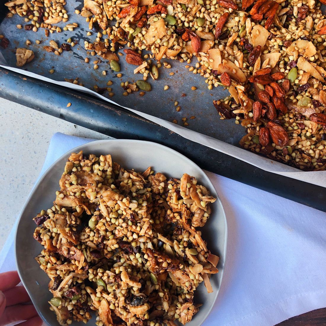 Gluten Free Salted Caramel Granola