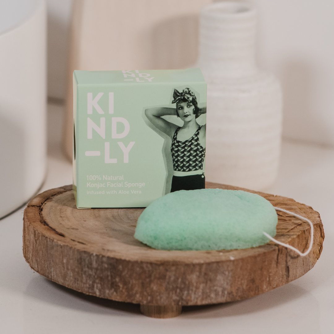 KIND-LY | Aloe Vera Konjac Facial Sponge