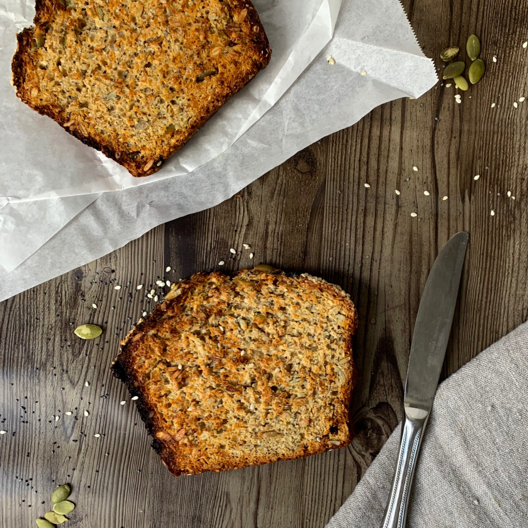 Scrumptious & Seedy Wholemeal Bread