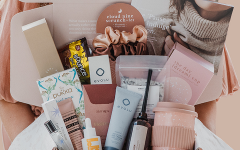 The brands & products in the Winter ‘Pause and Indulge’ Retreat Box ❄️