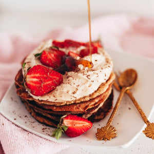 Gluten-Free Banana Cinnamon Pancakes