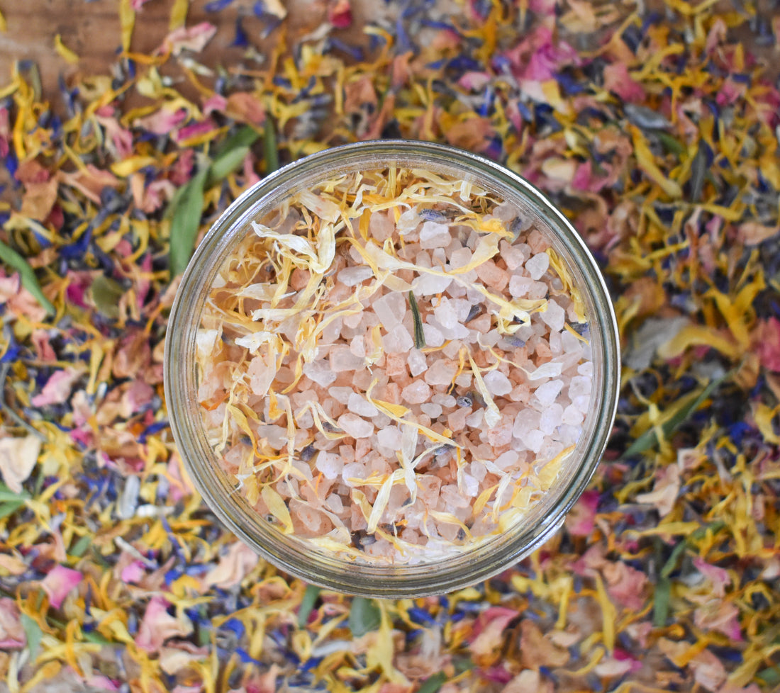 DIY Healing Bath Salts - with From Earth