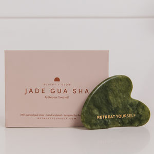 RETREAT YOURSELF | ‘Sculpt + Glow’ Jade Gua Sha