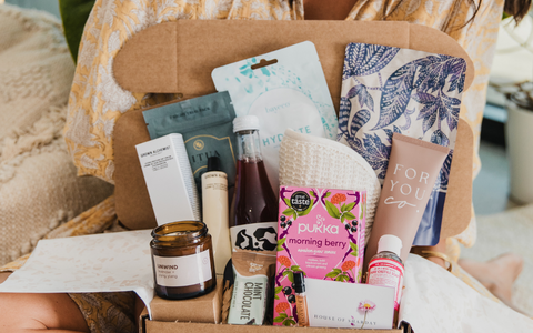 The brands & products in the 'For You, With Love' Mystery Box