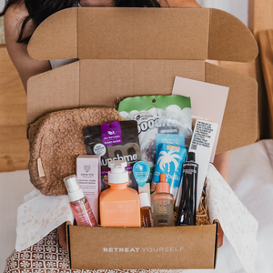 The brands & products in the 'A Moment For You' Mystery Box