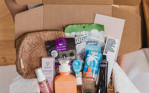 The brands & products in the 'A Moment For You' Mystery Box