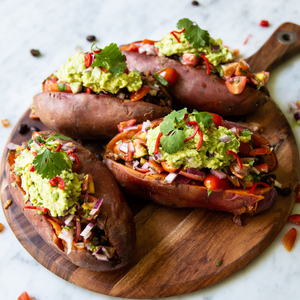 Mexican Stuffed Sweet Potatoes