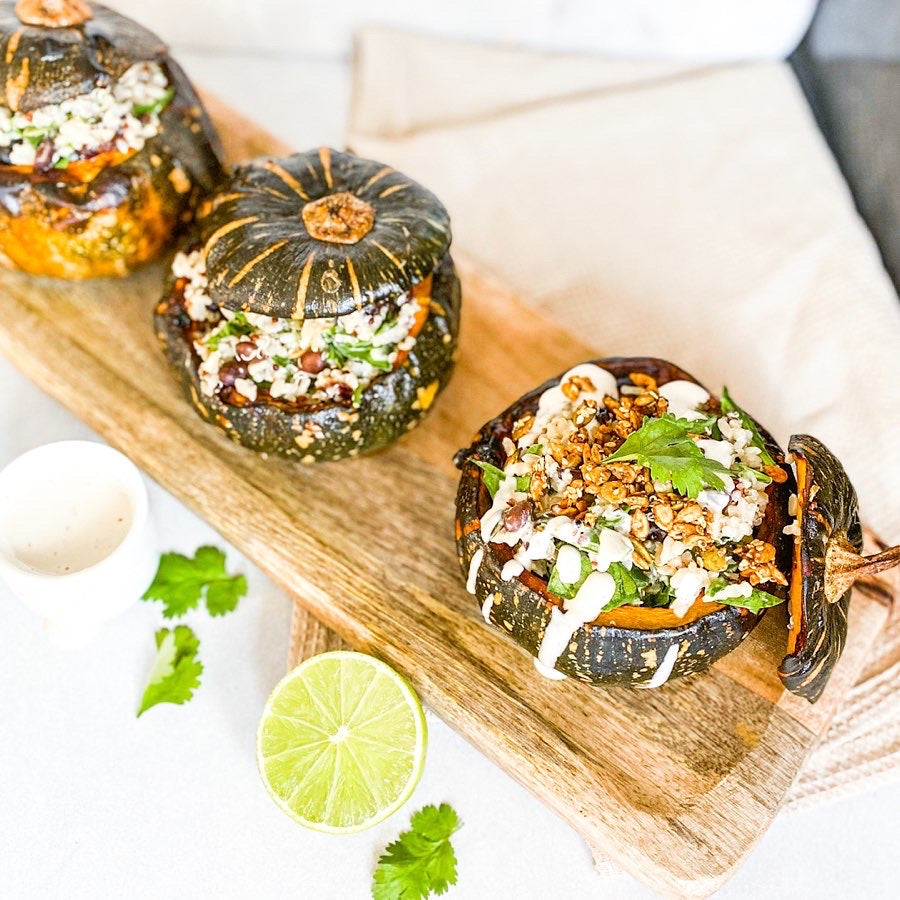 Stuffed pot pumpkins