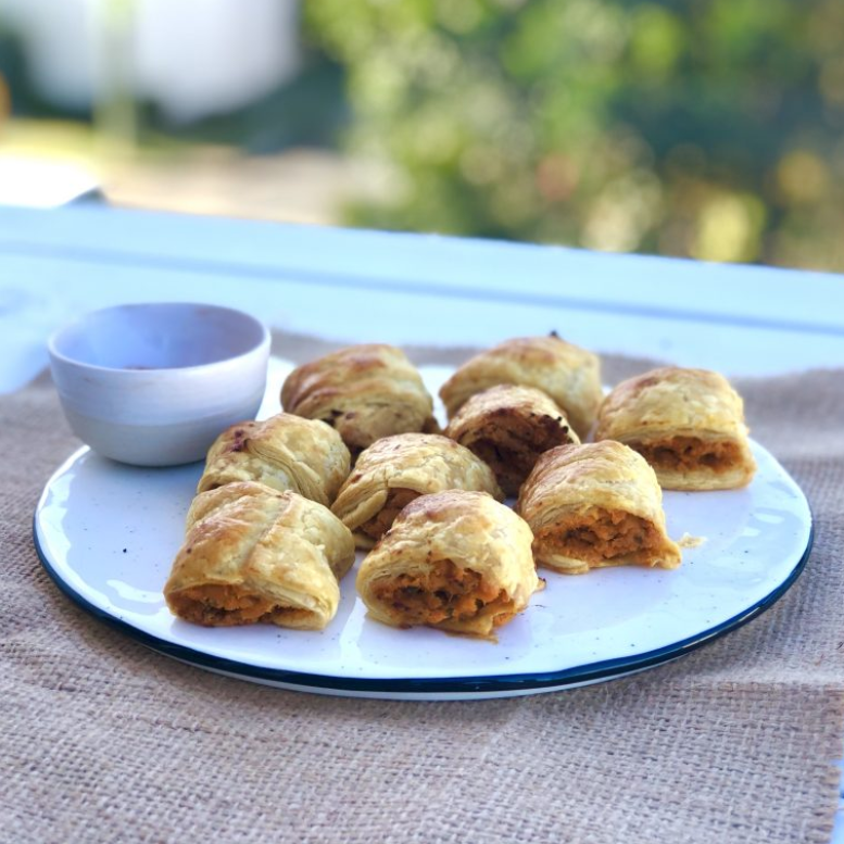 Sweet Potato, Chickpea and Feta Rolls