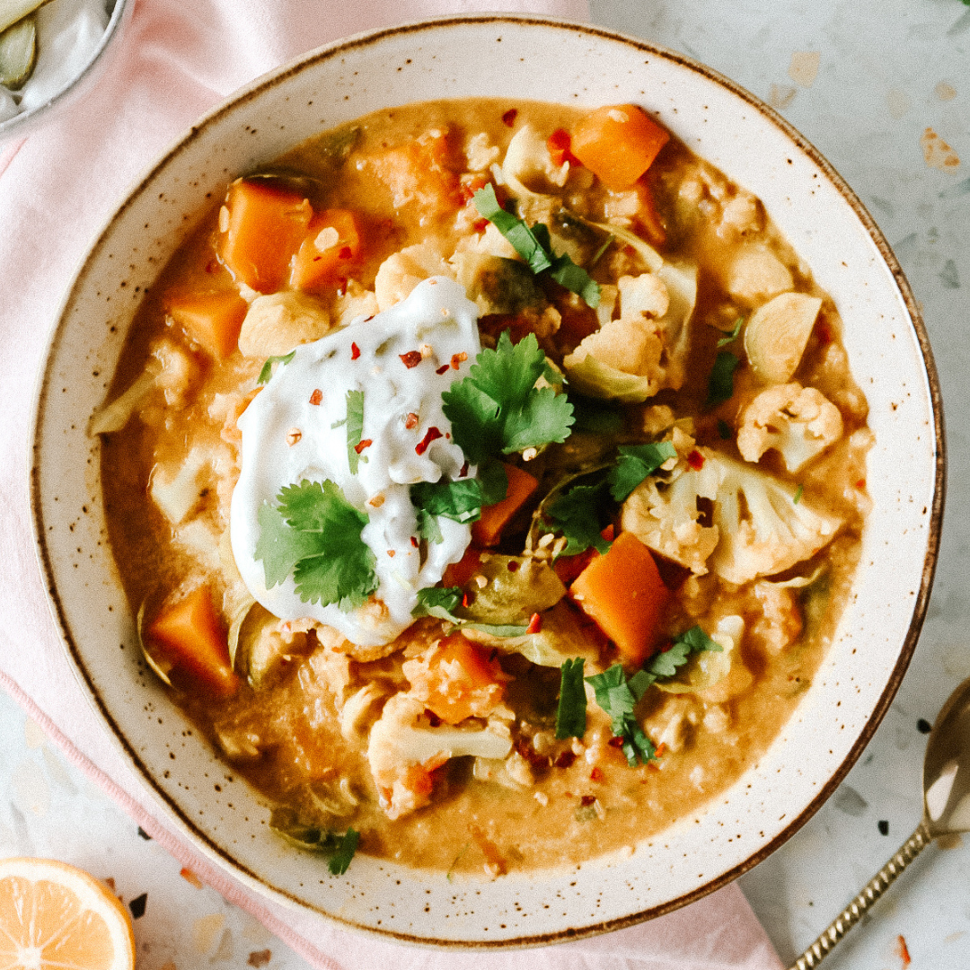 Vegie Packed Dahl with Coyo Raita