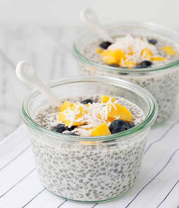 Coco-Nuts for Mango Chia Puddings!