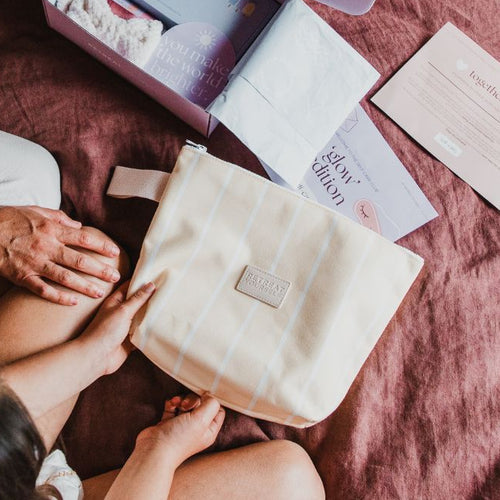 The Splash Bag  - Honeycomb Stripe