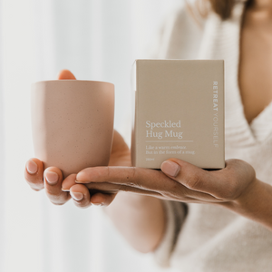 Retreat Yourself - Speckled Ceramic 'Hug Mug'
