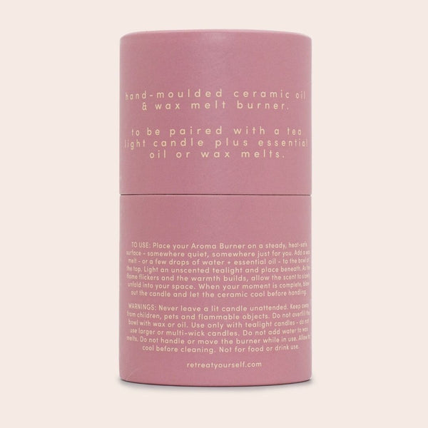 Ceramic Burner & Amber Moon Melts Duo