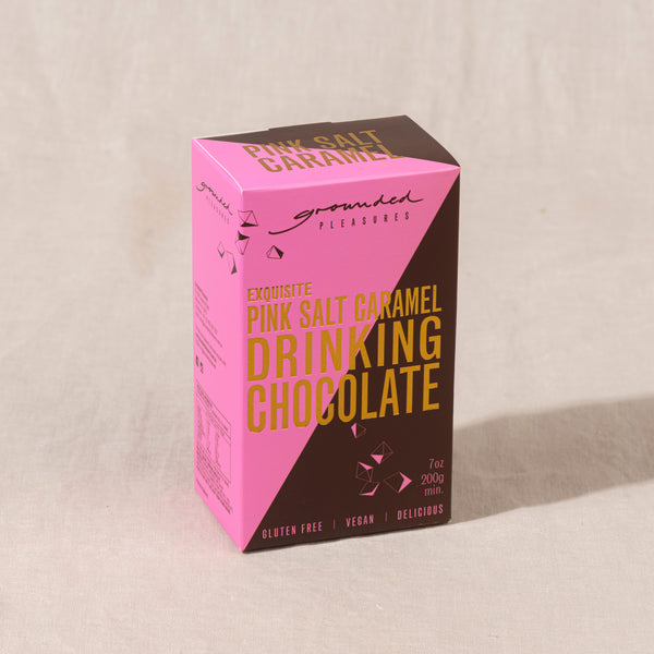 Pink Salt Caramel Drinking Chocolate