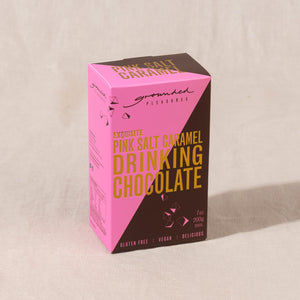 Pink Salt Caramel Drinking Chocolate