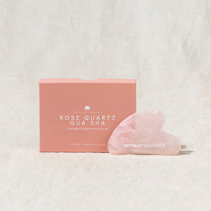 ‘Sculpt + Glow’ Rose Quartz Gua Sha