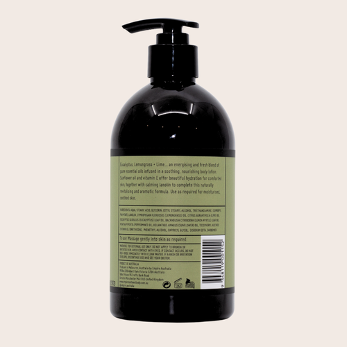Eucalyptus, Lemongrass & Lime Hand & Body Lotion 500ml