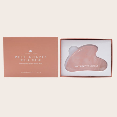 ‘Sculpt + Glow’ Rose Quartz Gua Sha