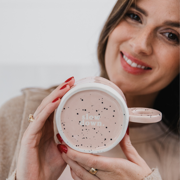 The 'Slow Down' Mug - Marshmallow