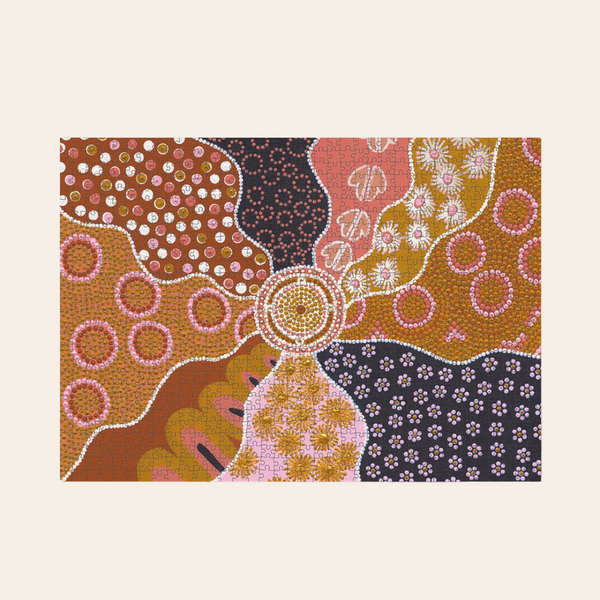 1000 Piece Puzzle - Desert Flower