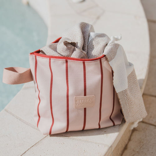 The Splash Bag - Sunset Stripe