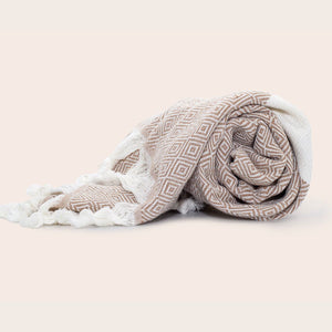 Turkish Cotton Towel - Sandstone