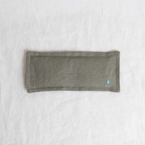 Handmade Linen Eye Pillow - Silver Princess