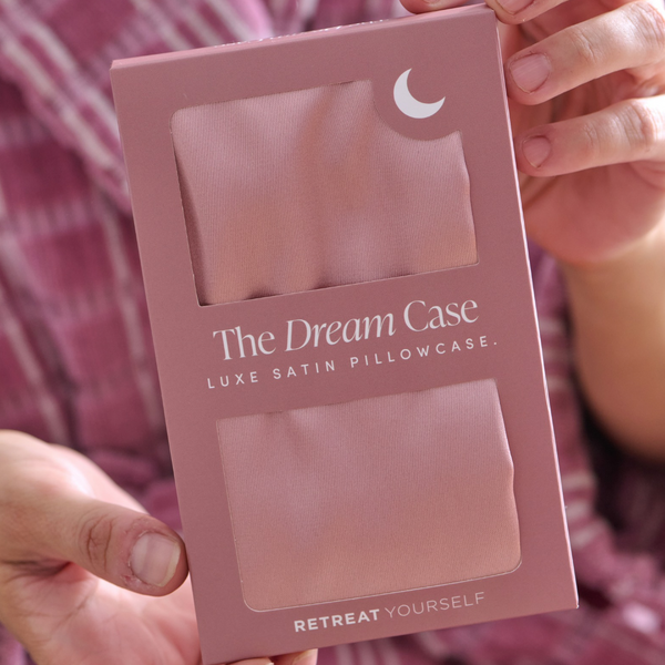 'The Dream Case' Luxe Satin Pillowcase - Blush