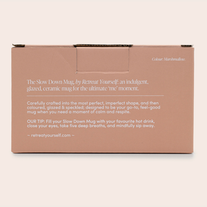 The 'Slow Down' Mug - Marshmallow