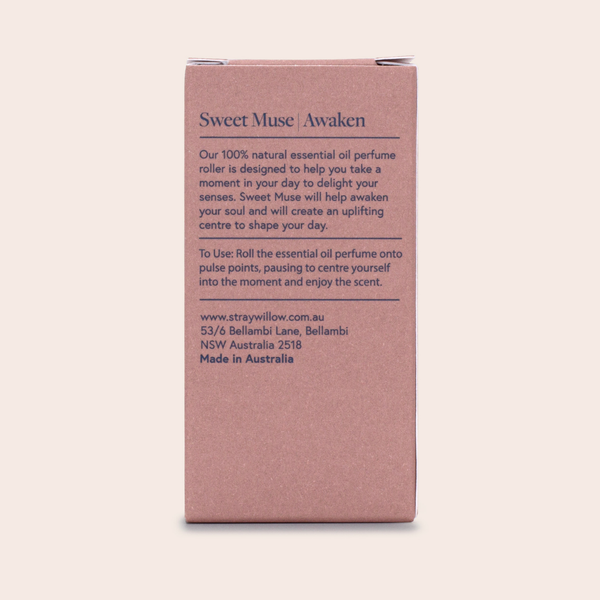 Essential Oil Perfume Roller - Sweet Muse