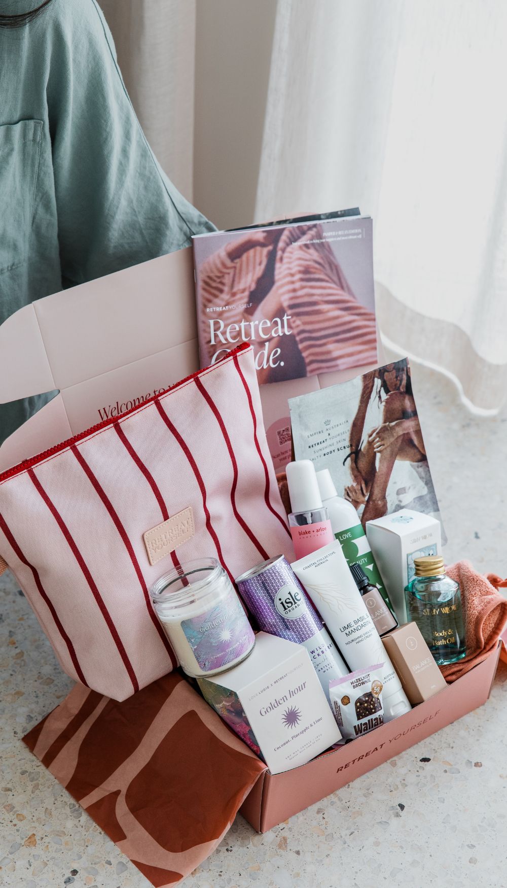 Retreat Yourself Skincare Wellness Gift Box for Summer