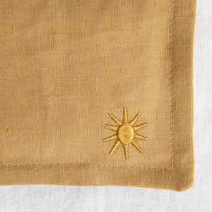 Handmade Linen Eye Pillow - Golden Sand